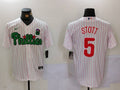 Men's Philadelphia Phillies Bryson Stott #5 White Limited Jersey
