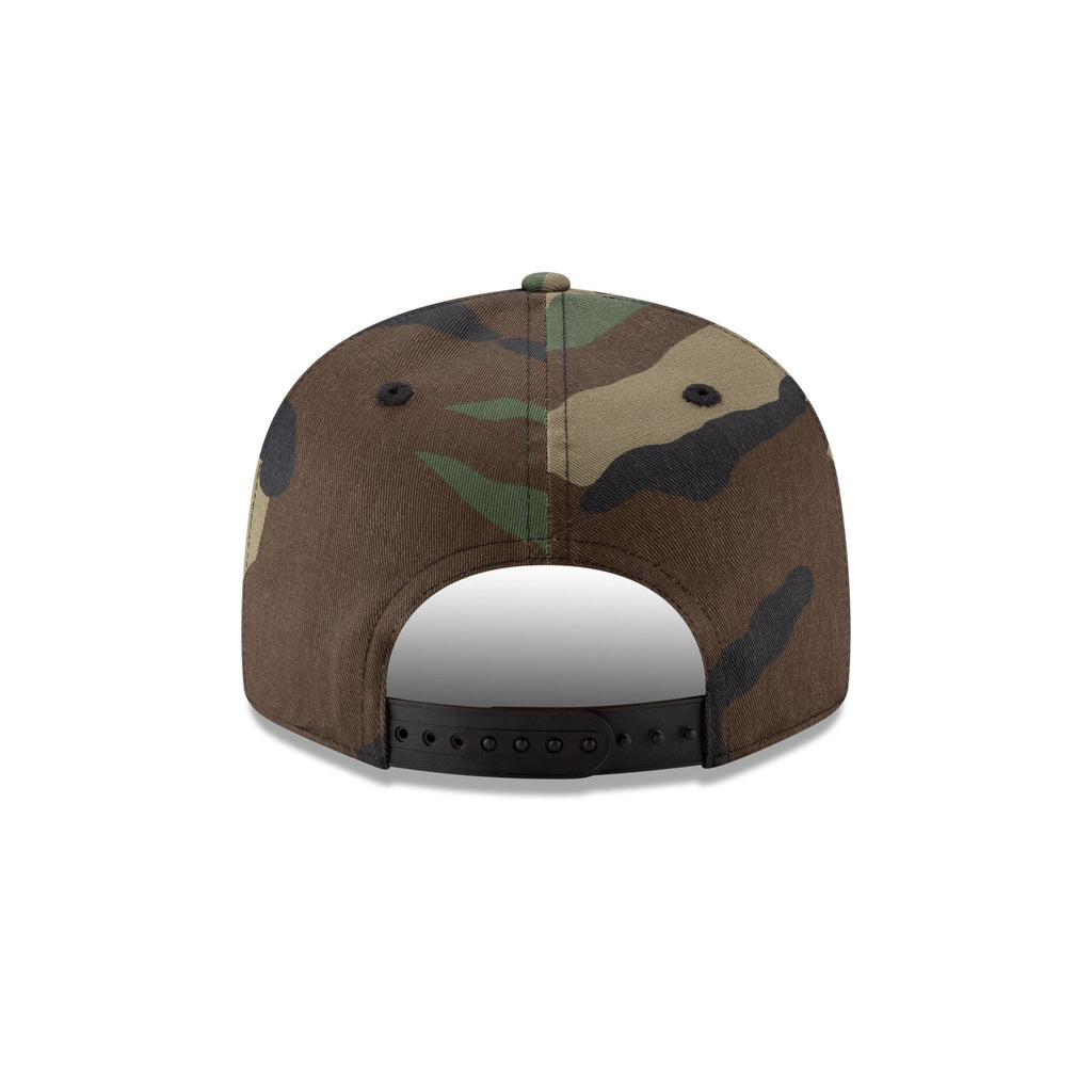 Los Angeles Dodgers 2025 World Series Champions Samurai Patch Camo 9FIFTY Snapback Hat