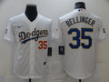 Men's Los Angeles Dodgers Cody Bellinger #35 White Stitched Jersey