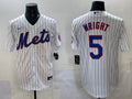 Men's New York Mets David Wright #5 White Home Jersey