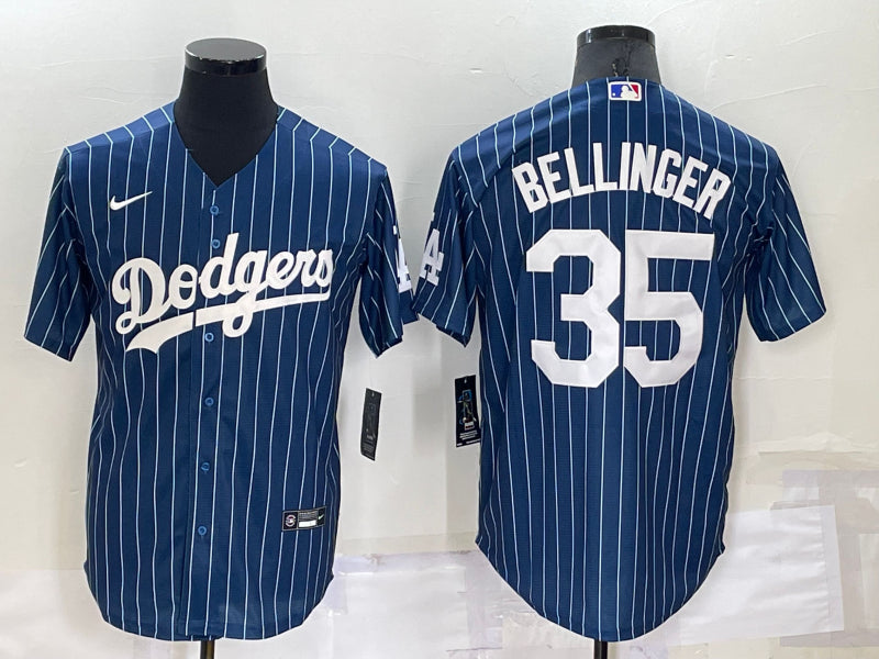 Men's Los Angeles Dodgers Cody Bellinger #35 Blue Baseball Jersey