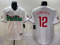 Men's Philadelphia Phillies Kyle Schwarber #12 White Jersey