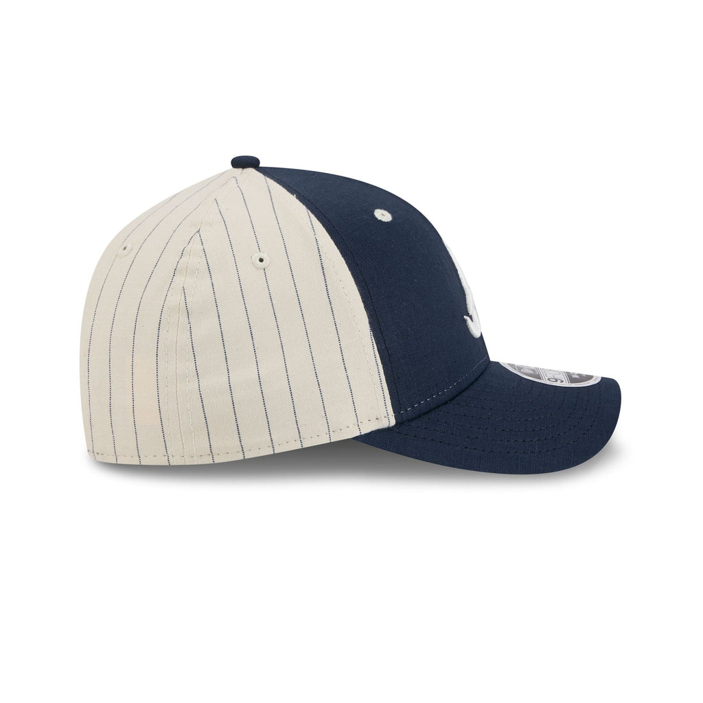 Atlanta Braves Linen 9FORTY M-Crown Snapback Hat