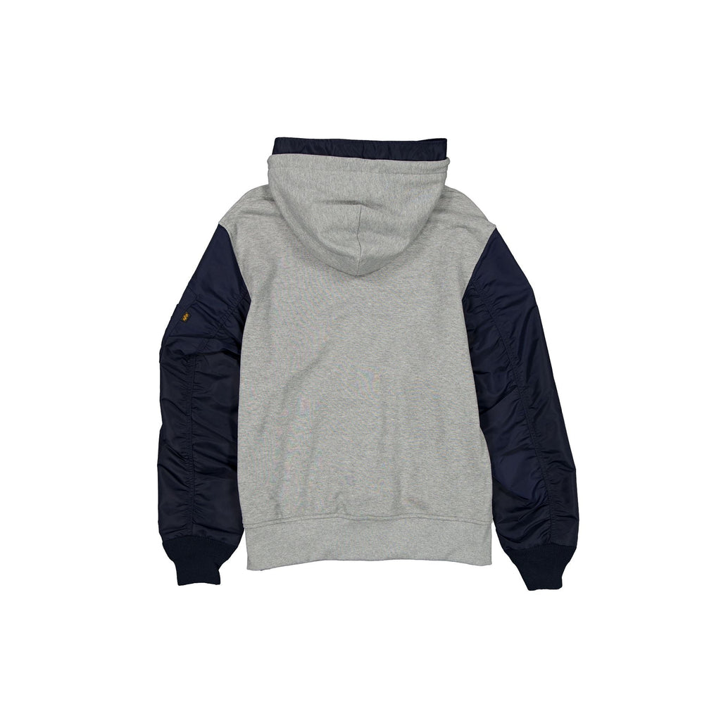 Alpha Industries x Denver Broncos Gray MA-1 Full Zip Fleece Jacket
