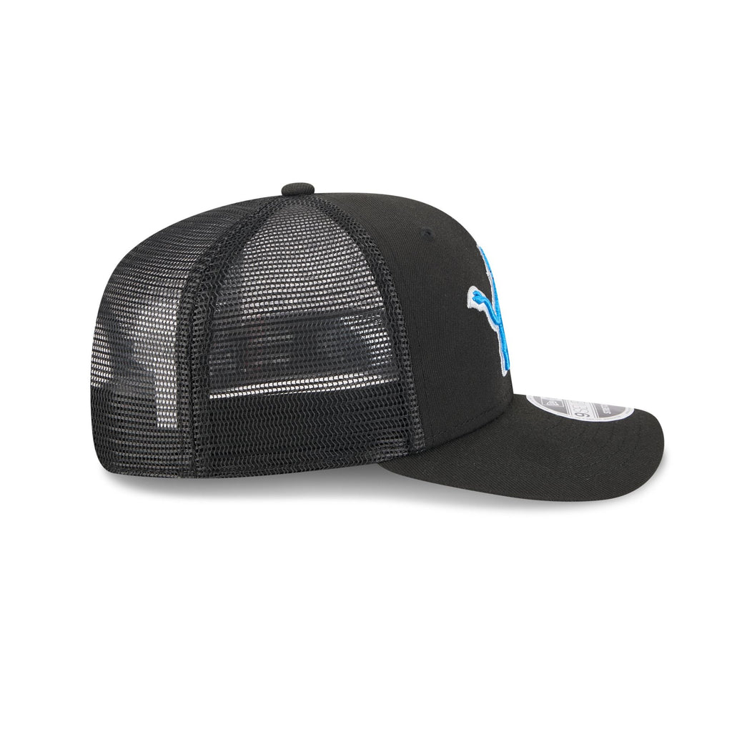 Detroit Lions Team Black 9SEVENTY Trucker Hat