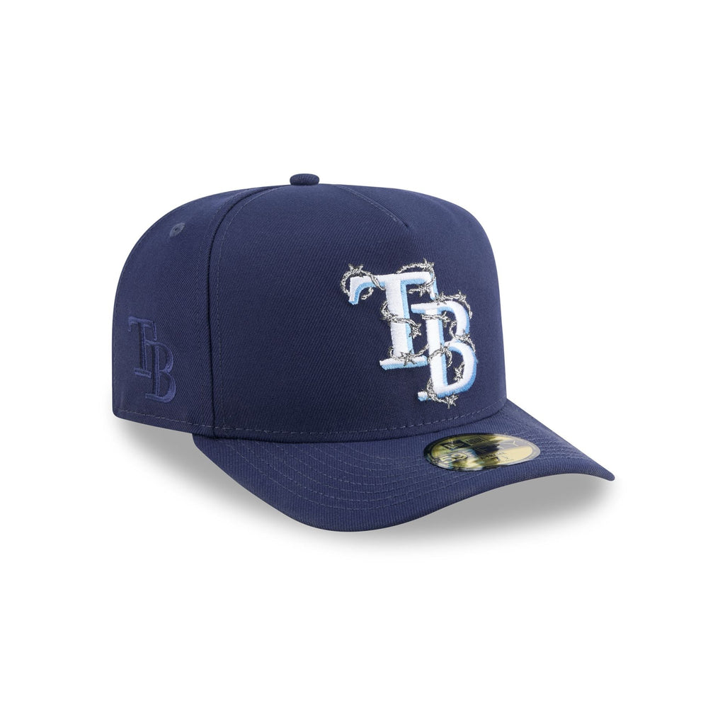 Tampa Bay Rays Barbed Wire 59FIFTY A-Frame Fitted Hat