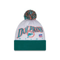 Miami Dolphins Spirit Pom Knit Hat