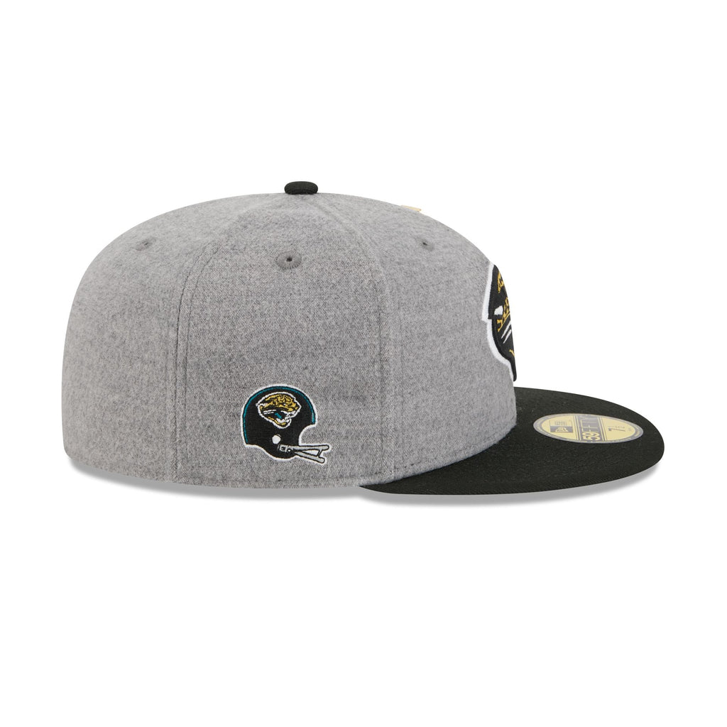 Jacksonville Jaguars Heather Gray Wool 59FIFTY Fitted Hat