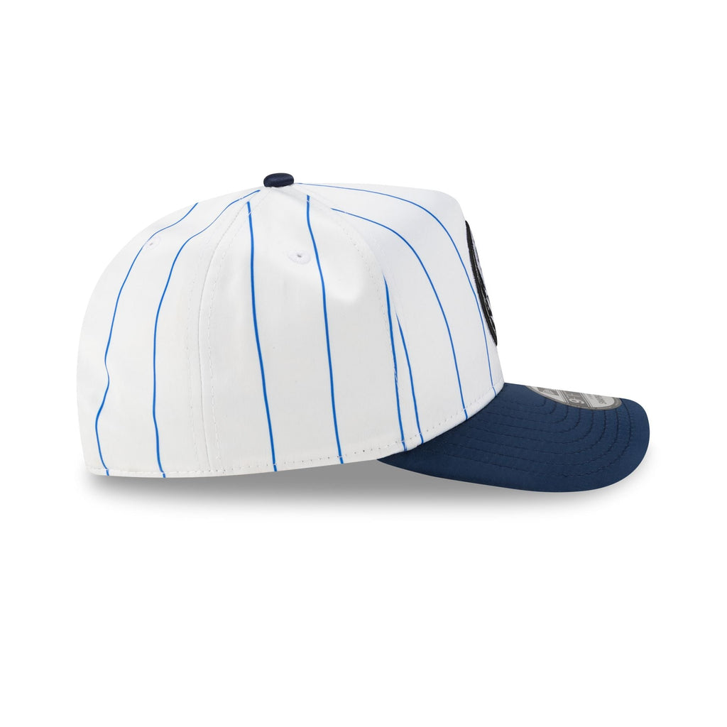 Dallas Mavericks Satin Pinstripe 9FIFTY A-Frame Snapback Hat