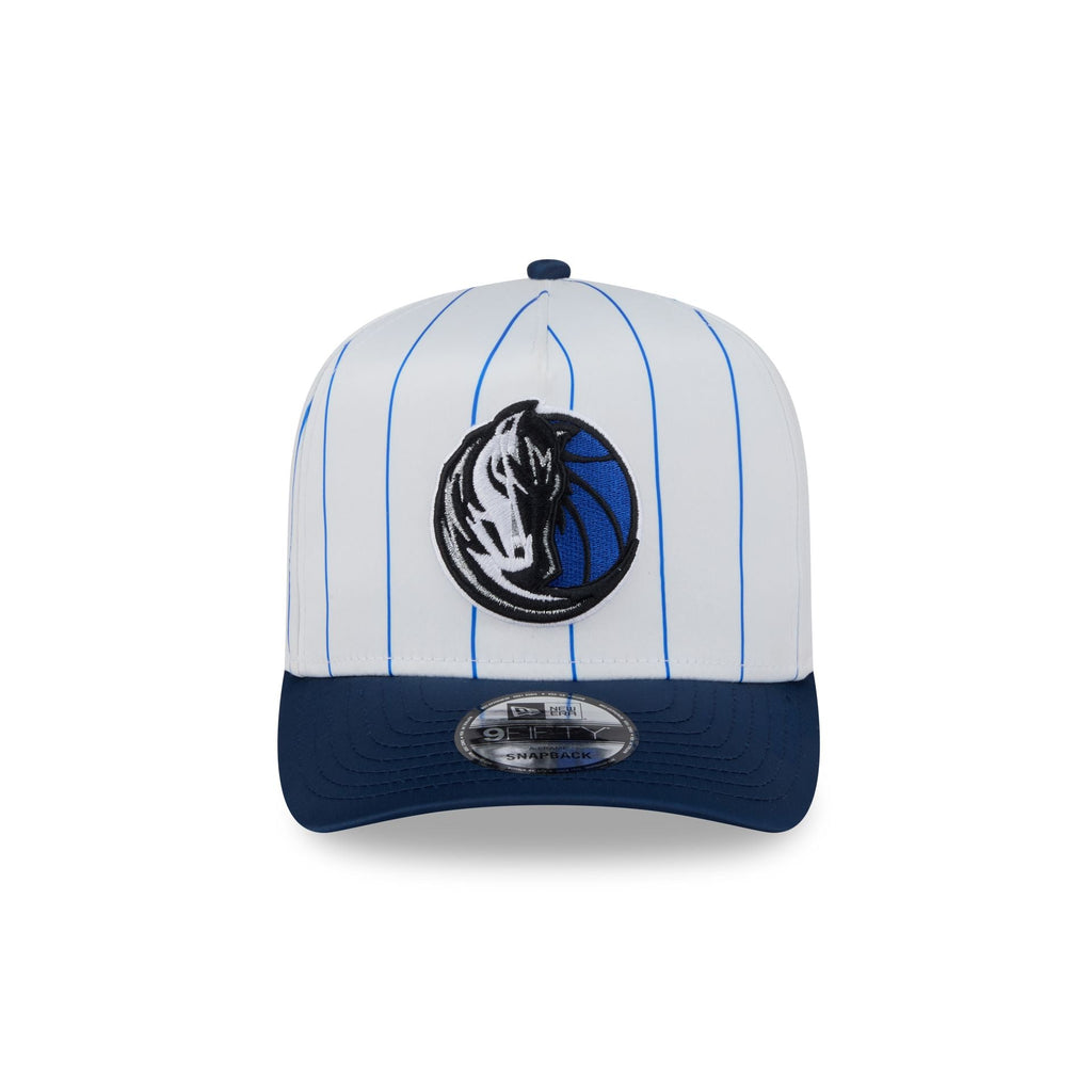Dallas Mavericks Satin Pinstripe 9FIFTY A-Frame Snapback Hat
