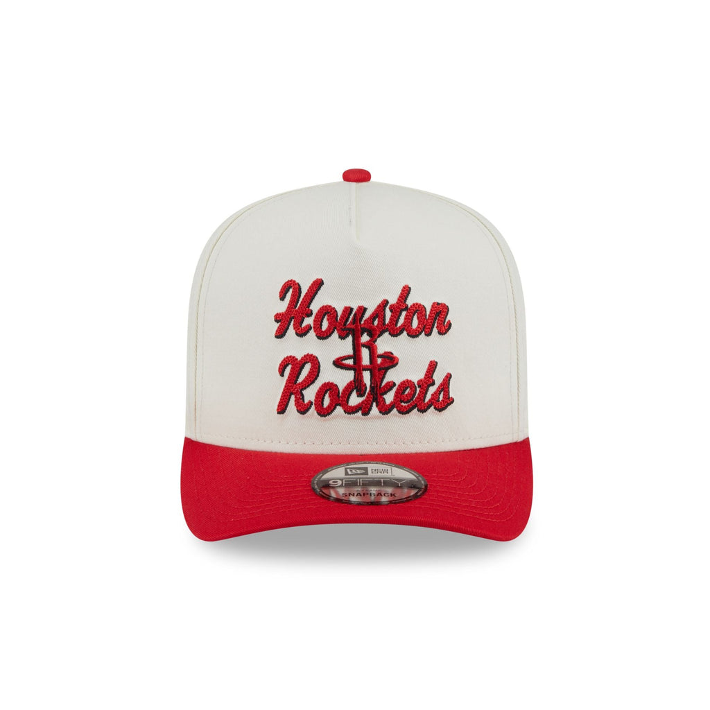 Houston Rockets Chainstitch 9FIFTY A-Frame Snapback Hat