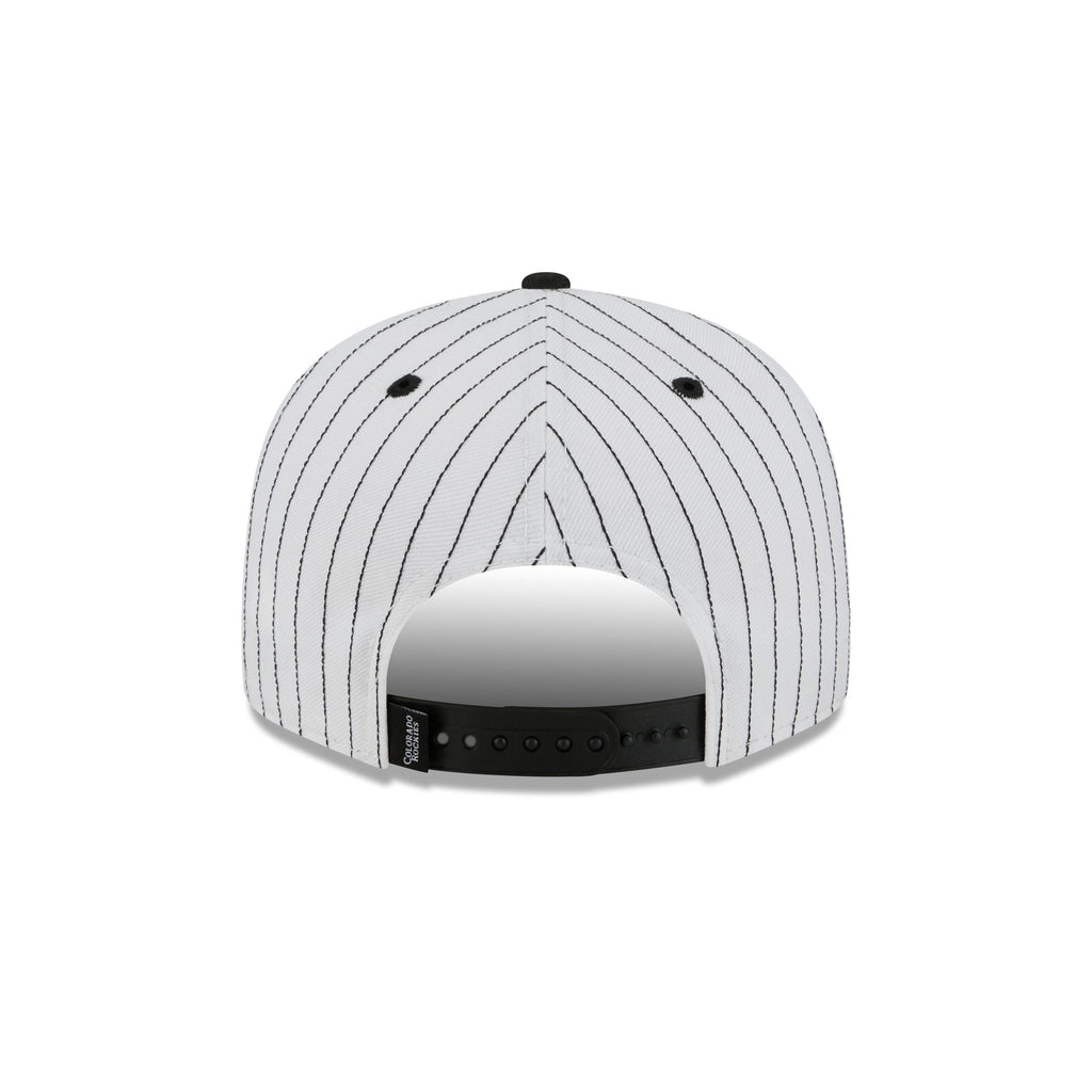 Colorado Rockies Deceptor Pinstripe 9FIFTY Snapback Hat