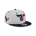 Houston Texans Deceptor Pinstripe 9FIFTY Snapback Hat