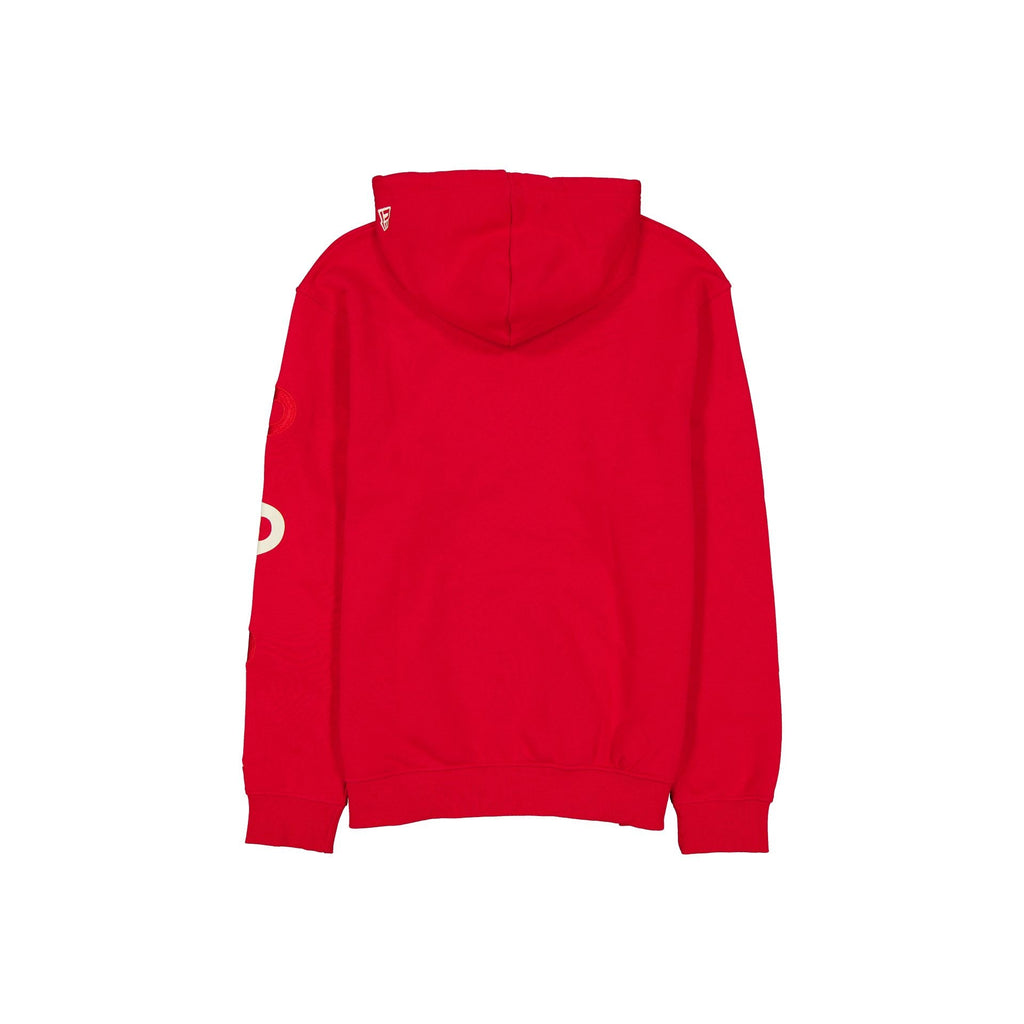 Philadelphia Phillies Overlay Red Hoodie