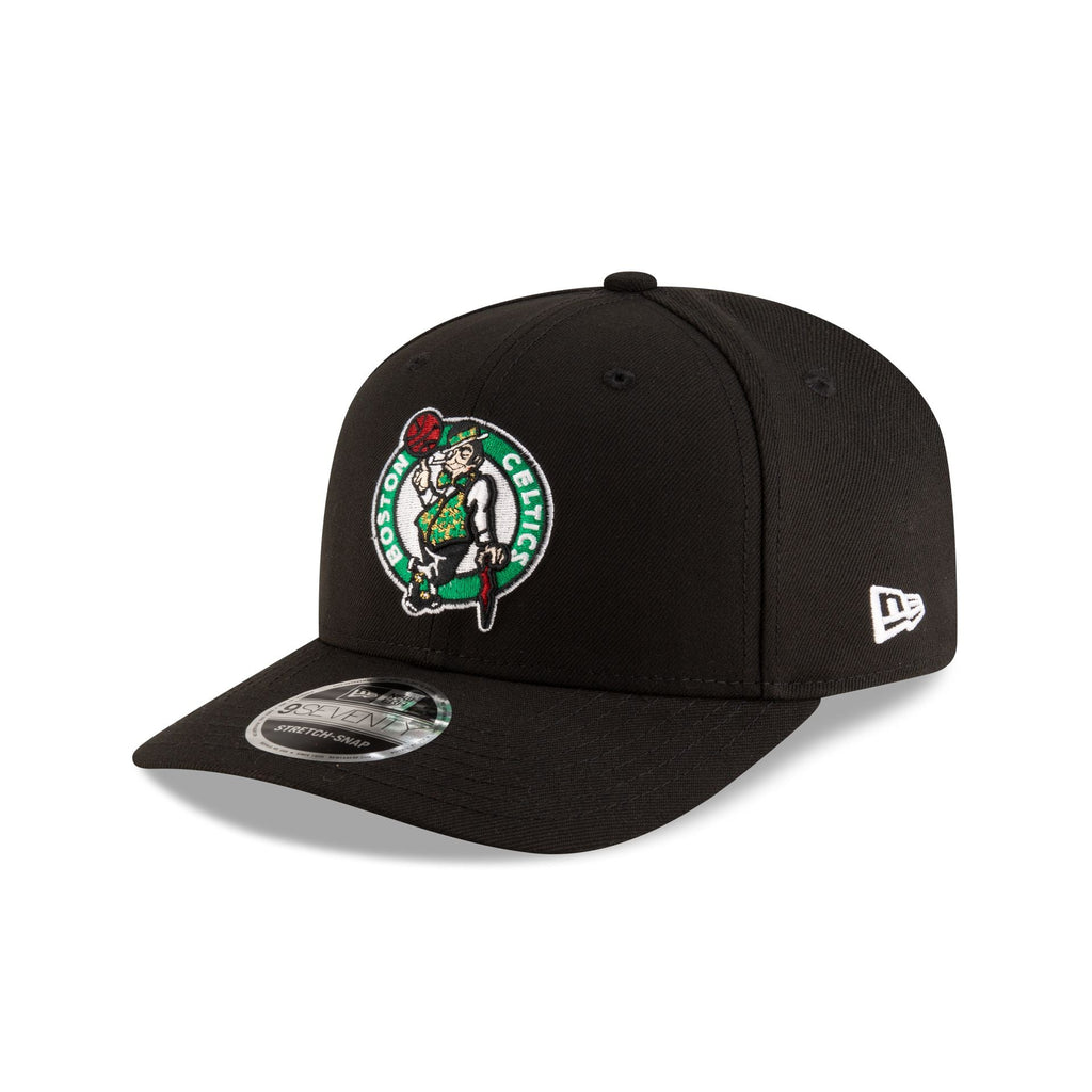Boston Celtics Team Black9SEVENTY Stretch-Snap Hat