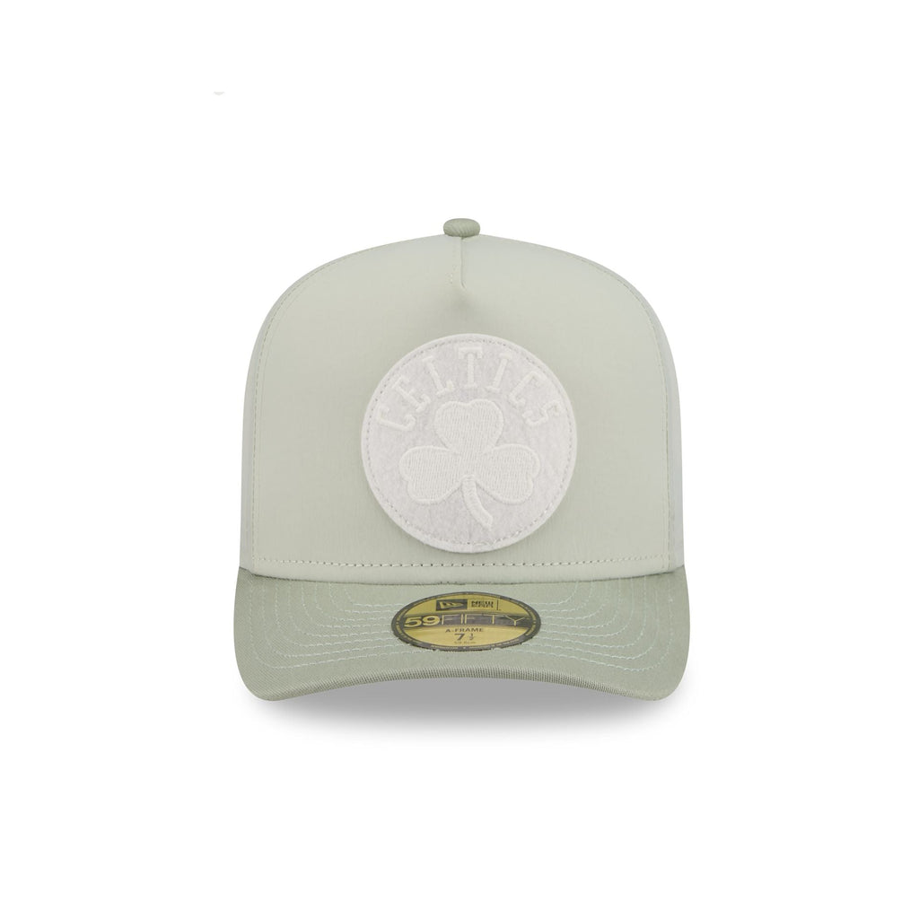 Boston Celtics Crinkle 59FIFTY A-Frame Fitted Hat