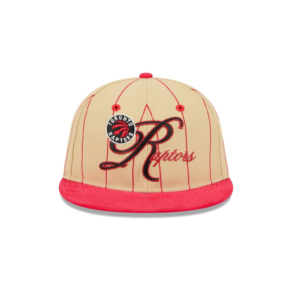 Toronto Raptors Pinstripe Script Retro Crown 9FIFTY Adjustable Hat