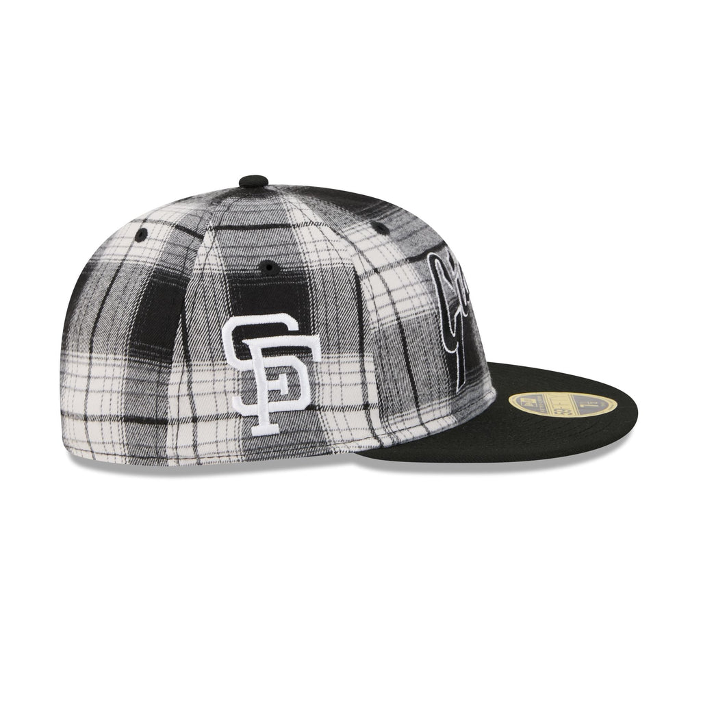 San Francisco Giants Grunge Plaid Retro Crown 59FIFTY Fitted Hat