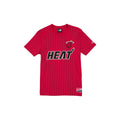 Miami Heat Throwback Applique Pinstripe T-Shirt