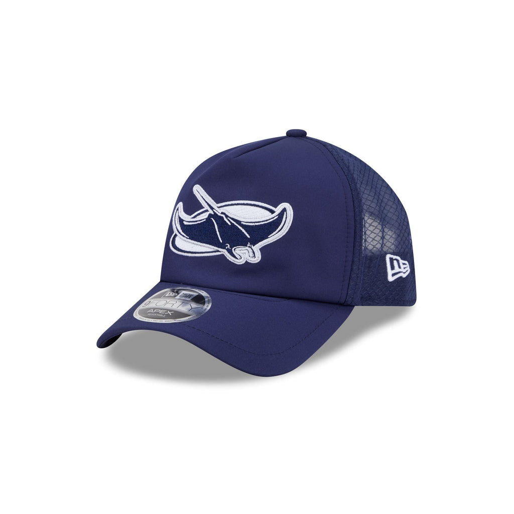 Tampa Bay Rays 2026 Batting Practice Alt Ray 9FORTY APEX Trucker Hat