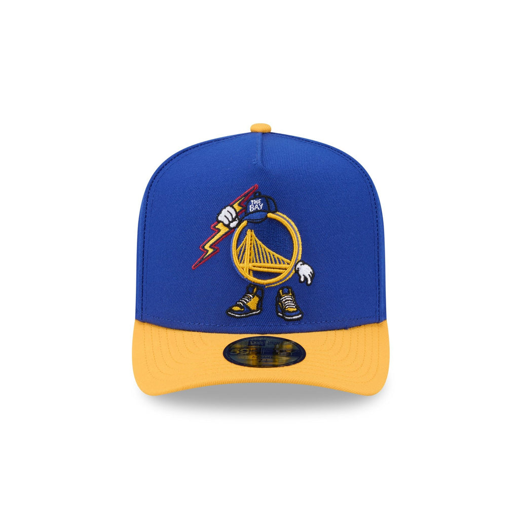 Golden State Warriors Cartoon 59FIFTY A-Frame Fitted Hat