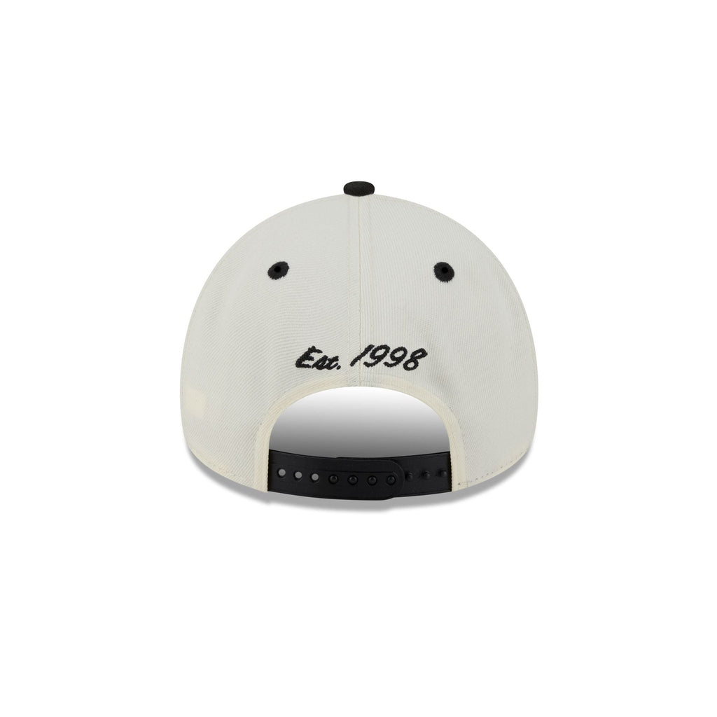 Arizona Diamondbacks Chrome White Arched 9FORTY A-Frame Snapback Hat
