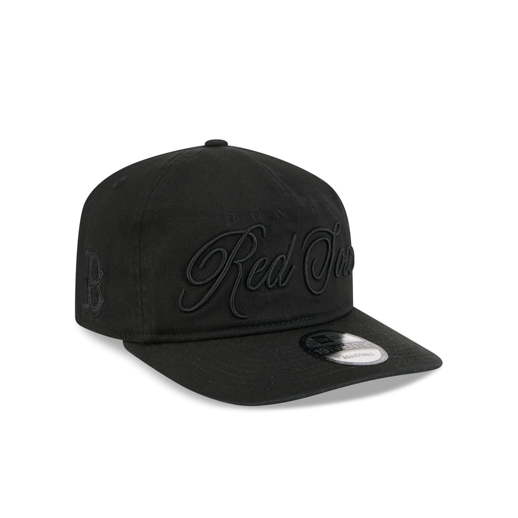 Boston Red Sox All Black Scripted 19TWENTY Adjustable Hat
