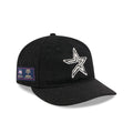 Houston Astros Navy Merino & Cashmere Moon Retro Crown 9FIFTY Adjustable Hat