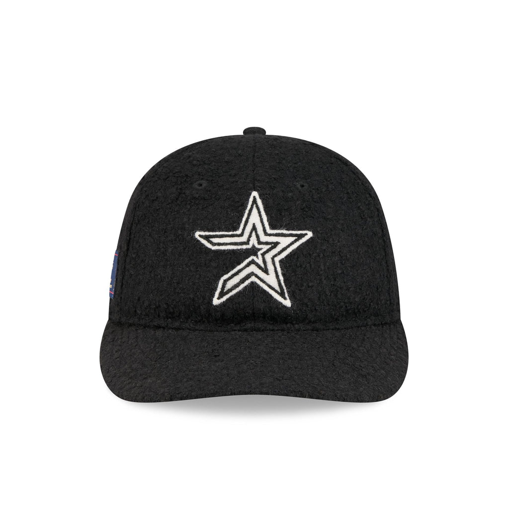 Houston Astros Navy Merino & Cashmere Moon Retro Crown 9FIFTY Adjustable Hat