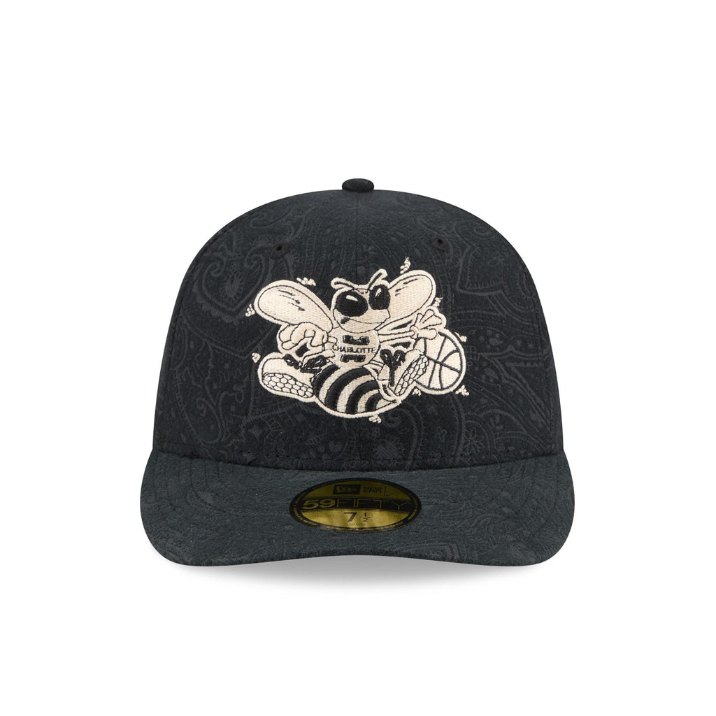 Charlotte Hornets Three Looms Brushed Cotton 59FIFTY Fitted Hat
