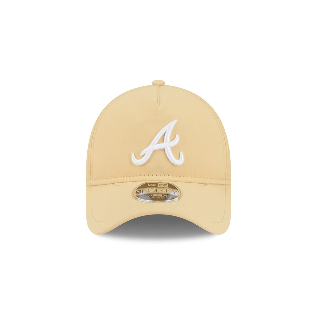 Atlanta Braves Beige 9FORTY APEX Snapback Hat