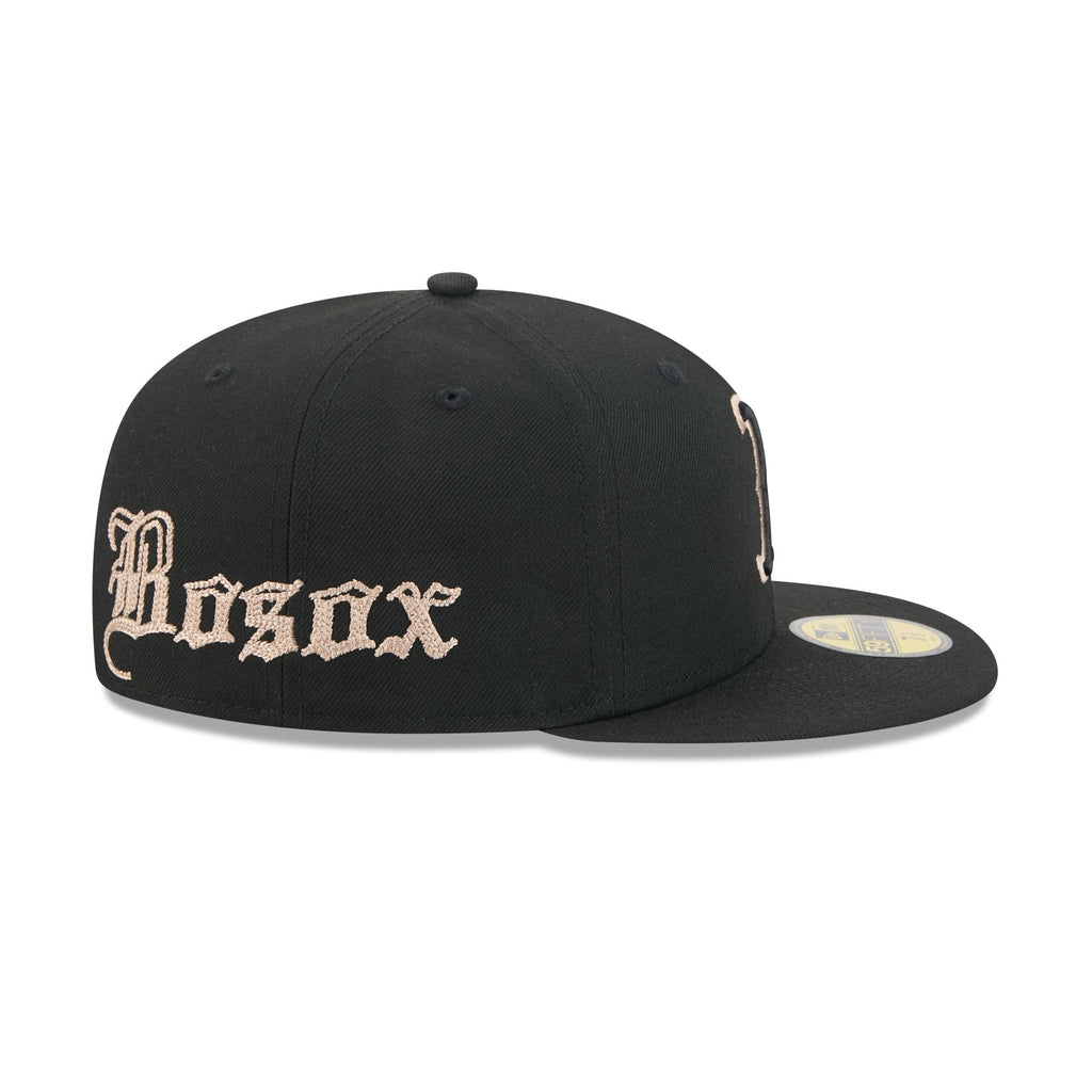 Boston Red Sox Gothic Lettering 59FIFTY Fitted Hat