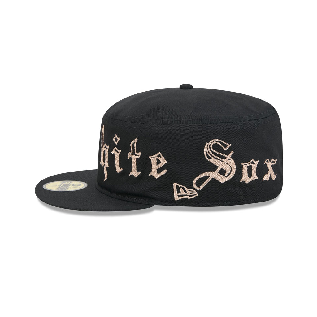 Chicago White Sox Gothic Lettering Pillbox Hat