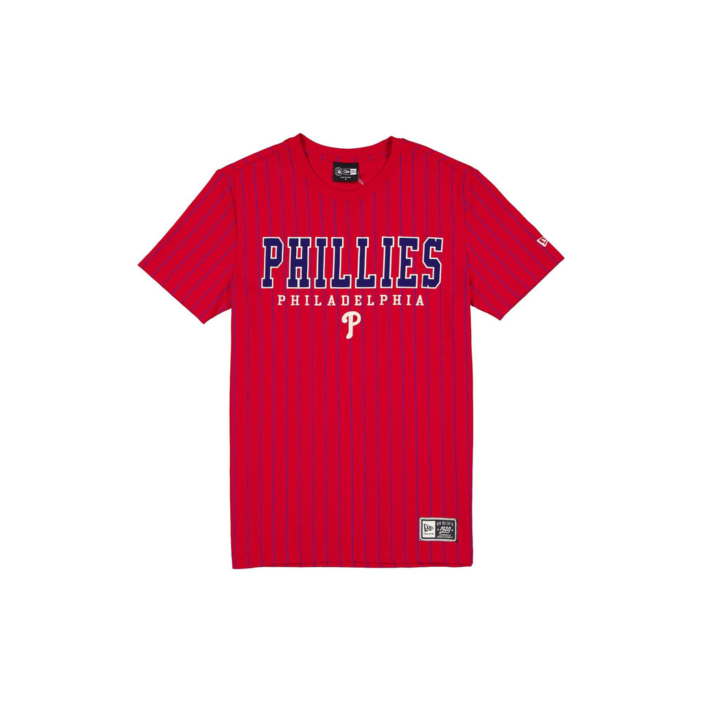 Philadelphia Phillies Throwback Pinstripe Varsity T-Shirt