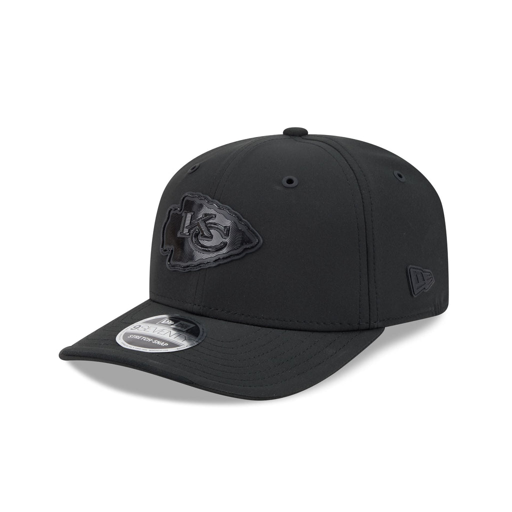 Kansas City Chiefs 2026 Sideline Black 9SEVENTY Stretch-Snap Hat