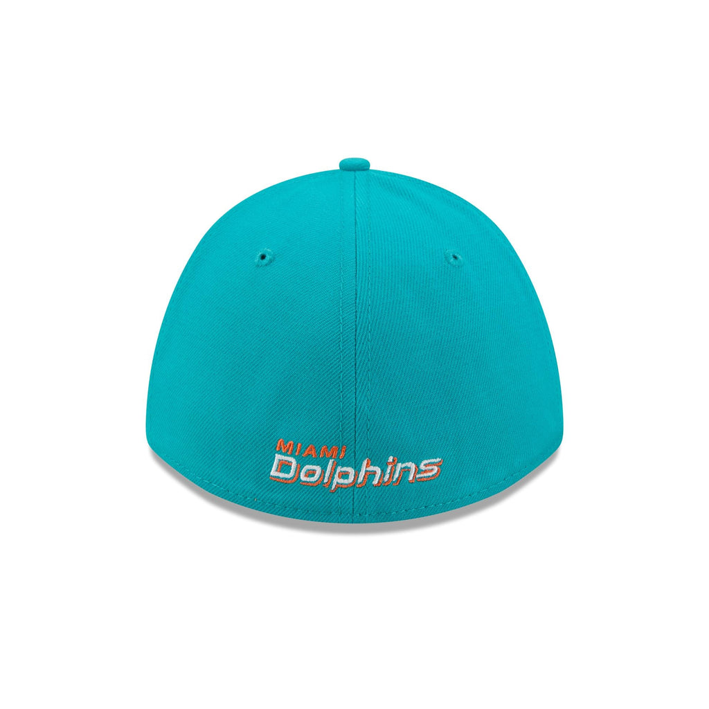Miami Dolphins Poly 39THIRTY M-Crown A-Frame Stretch Fit Hat
