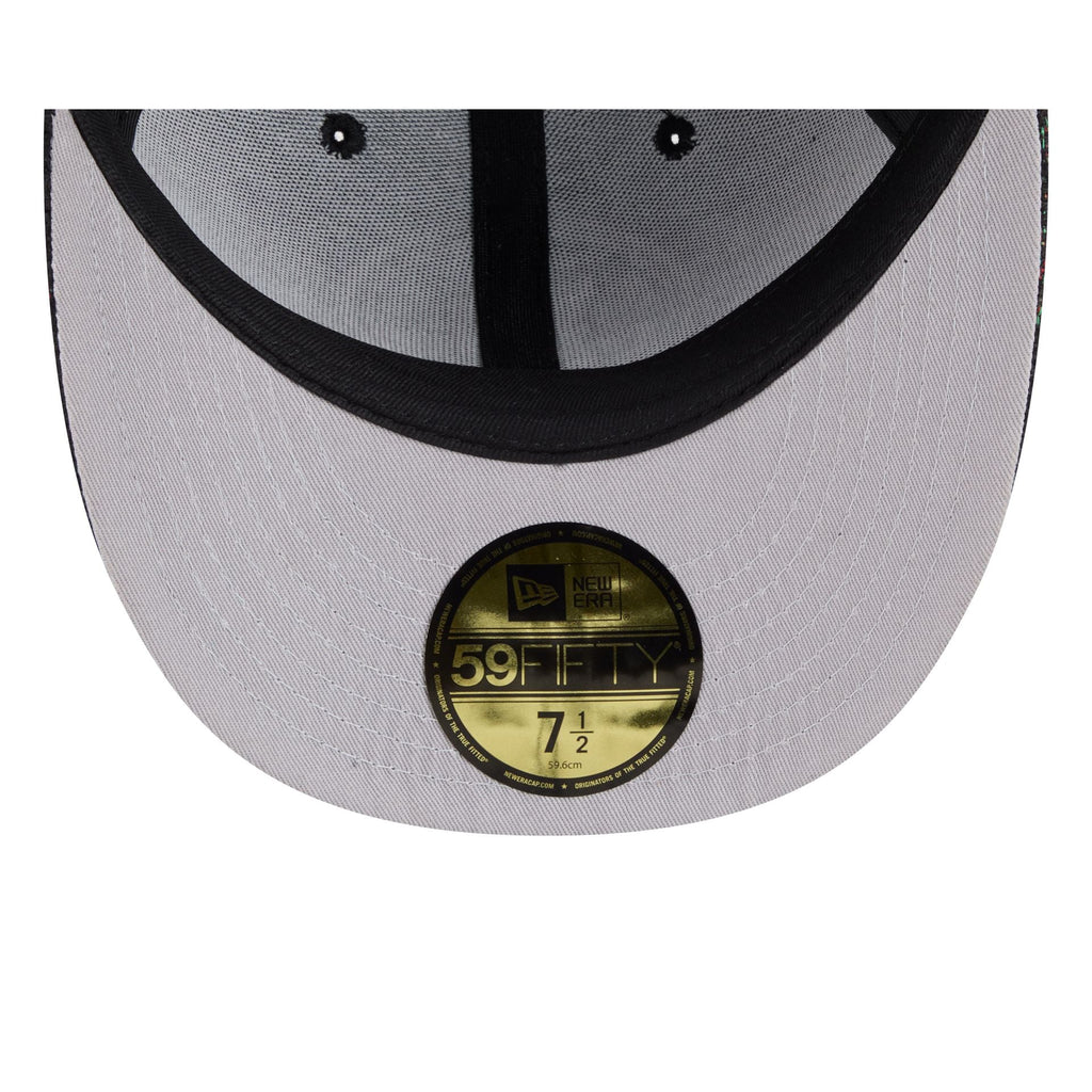 Toronto Raptors Three Looms Jacquard Chenille 59FIFTY Fitted Hat
