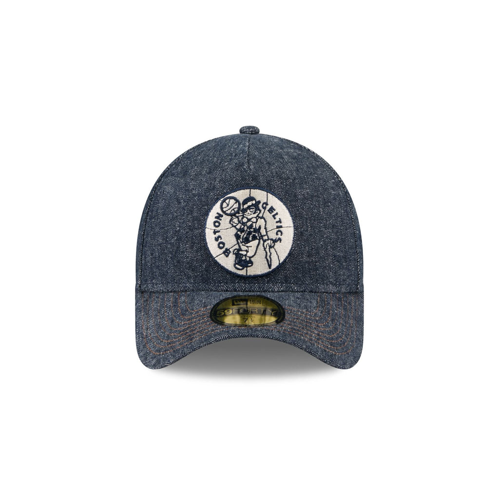 Boston Celtics Denim 59FORTY A-Frame Fitted Hat