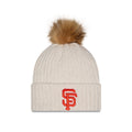 San Francisco Giants Women's Sandy Linen Pom Knit Hat