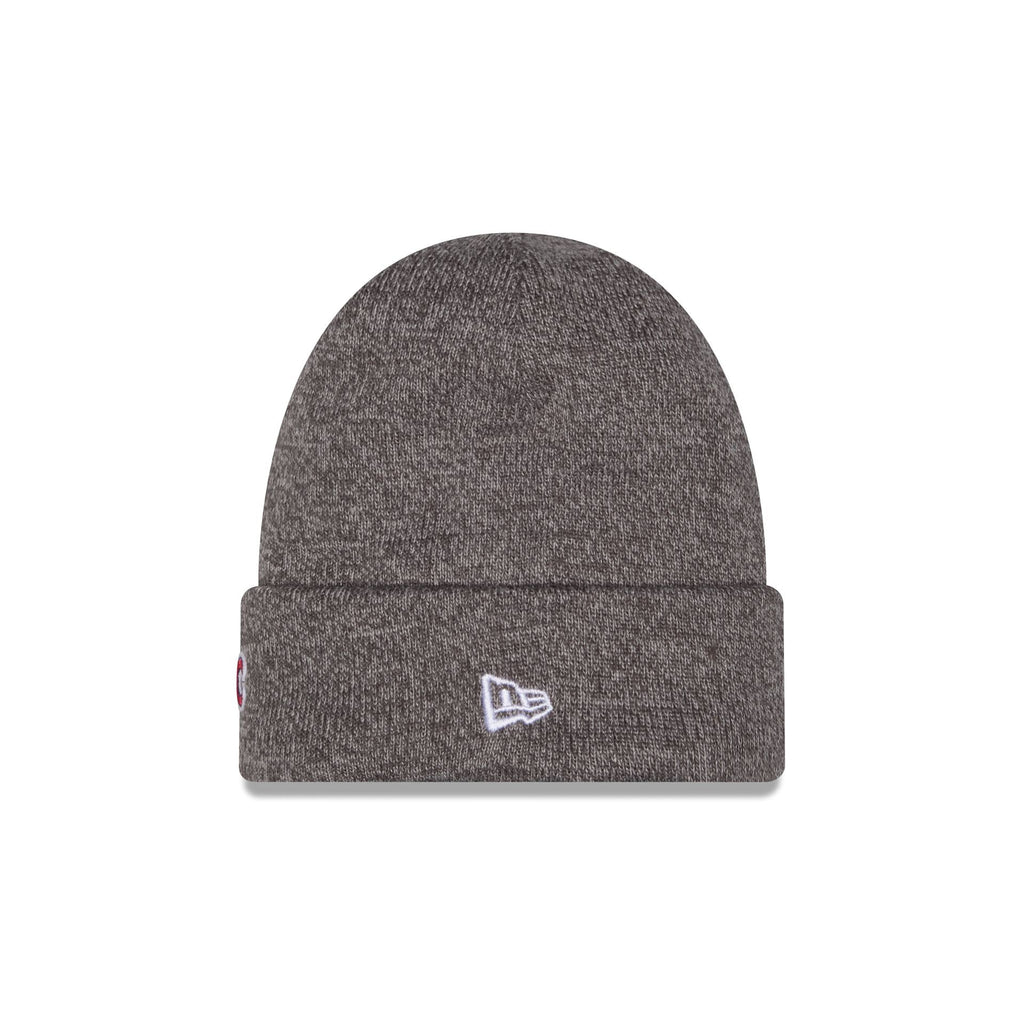 Chicago Cubs Heather Gray Tonal Beanie Hat