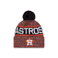 Houston Astros Tri Color Pom Knit Hat