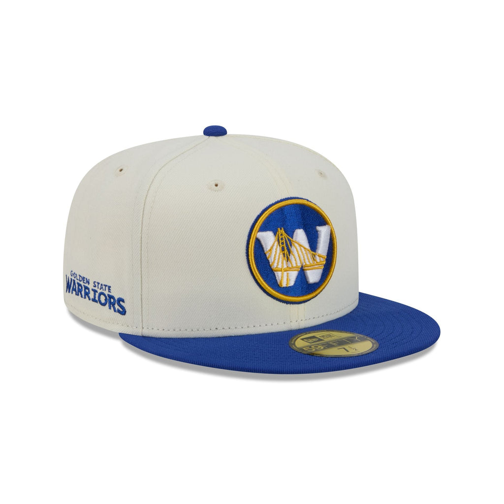 Golden State Warriors Deceptor Chrome White 59FIFTY Fitted Hat