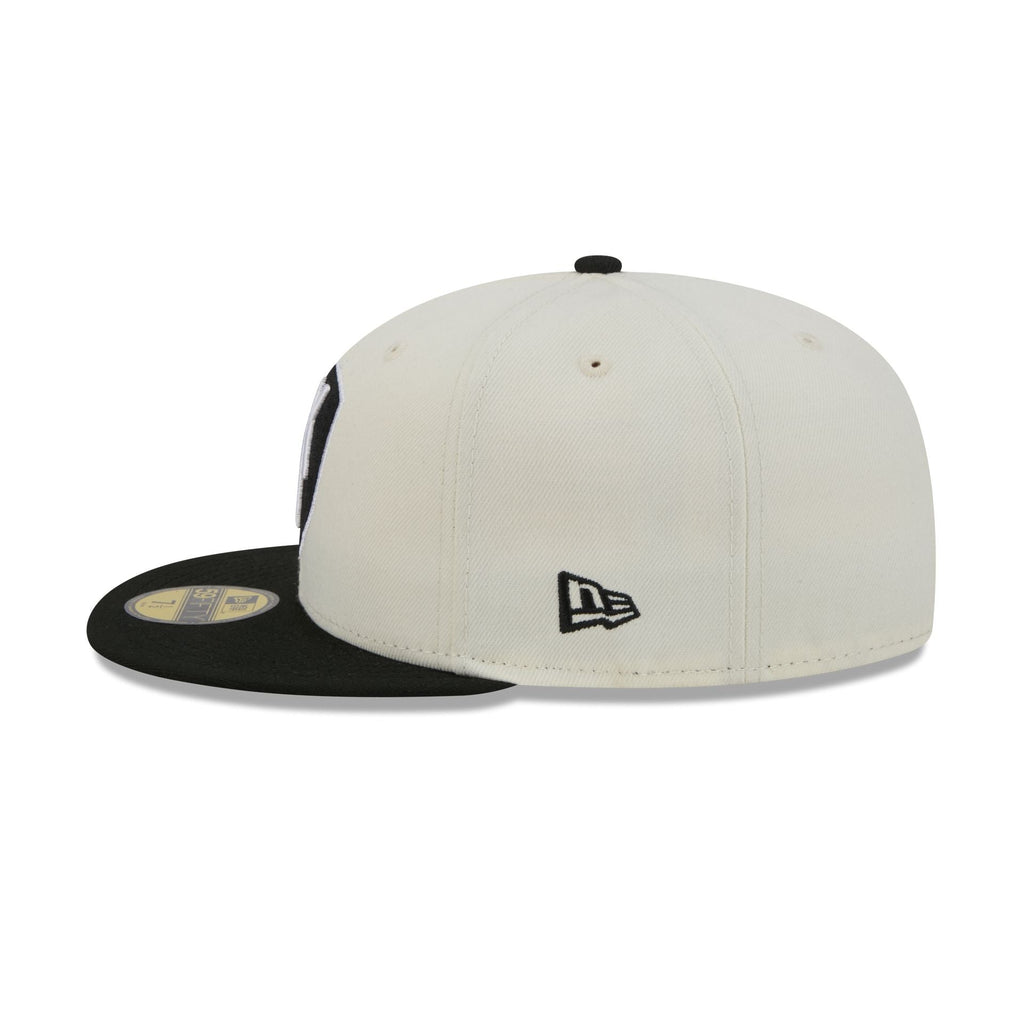 Brooklyn Nets Deceptor Chrome White 59FIFTY Fitted Hat