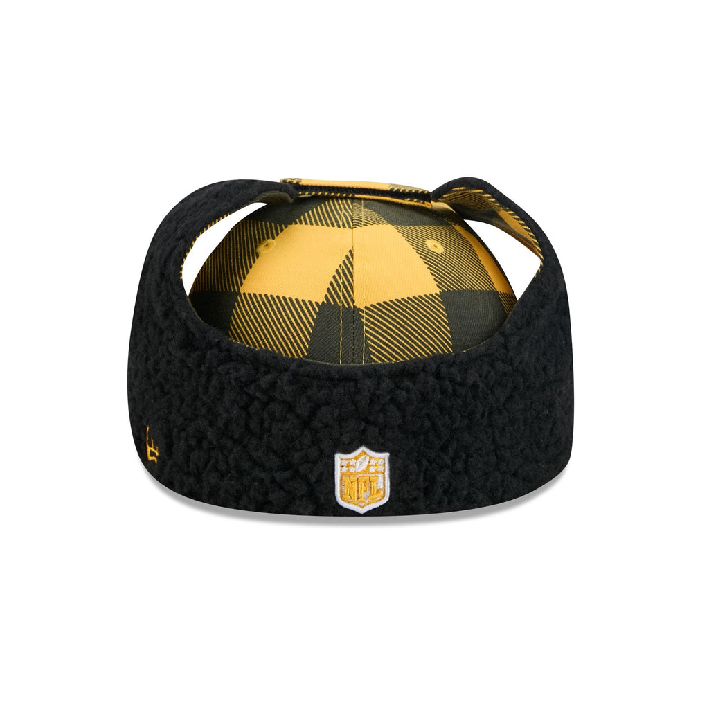 Pittsburgh Steelers Plaid Split Panel Dog Ear 59FIFTY Fitted Hat