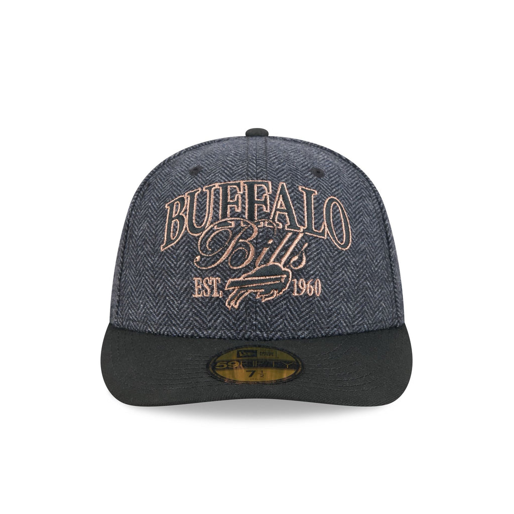 Buffalo Bills Black Faux Wool 59FIFTY Fitted Hat