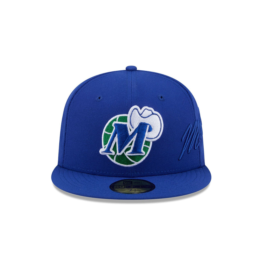Dallas Mavericks Side Script 59FIFTY Fitted Hat