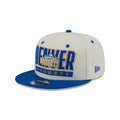 Denver Nuggets Classic Stacked Chrome 9FIFTY Snapback Hat