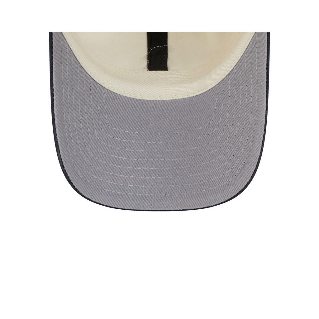 Boston Red Sox Mini Logo Chrome White Casual Classic Adjustable Hat