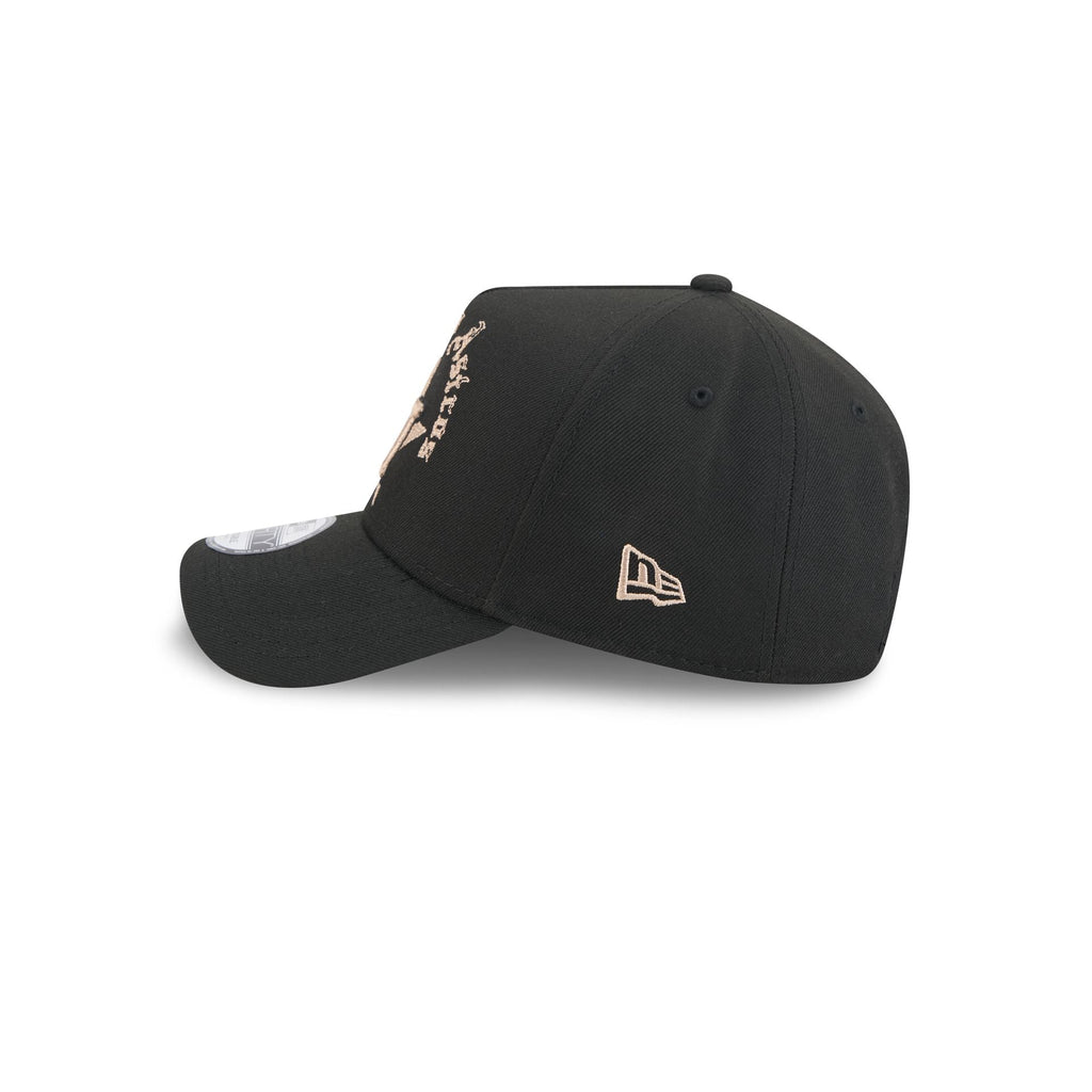 Houston Astros Gothic Lettering 9FORTY A-Frame Snapback Hat