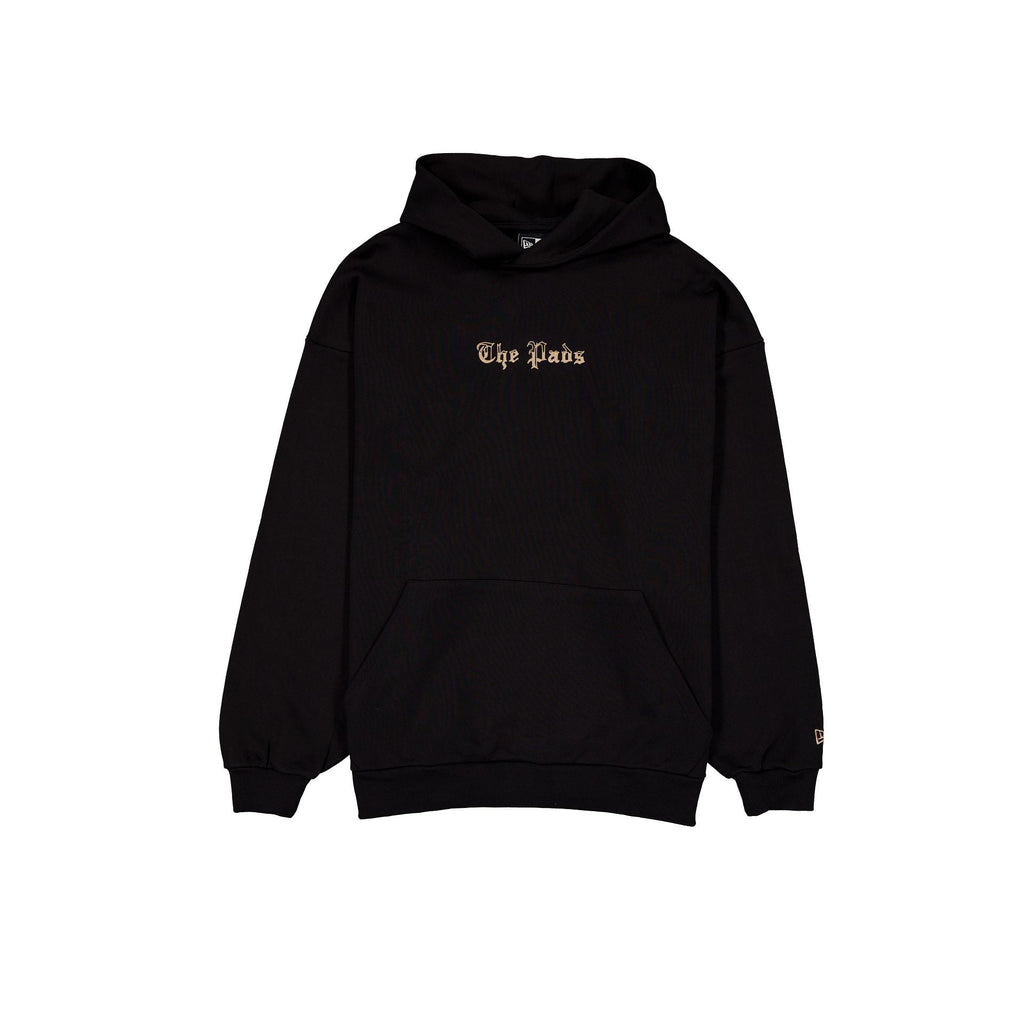 San Diego Padres Gothic Lettering Black Hoodie